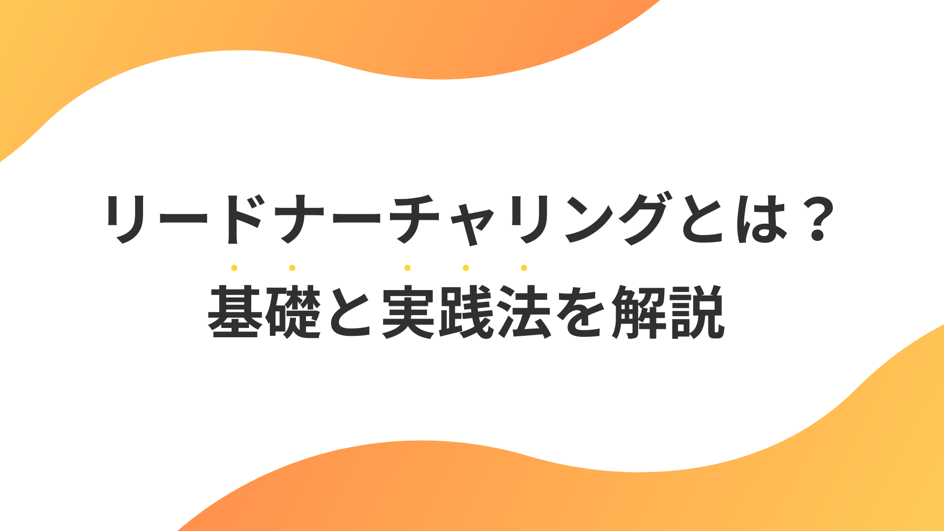 人気 リード 初心者